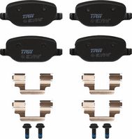 комплект спирачно феродо, дискови спирачки
