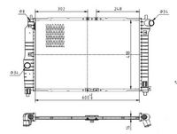 Radiator, racire motor MTR, Cod: 13054386