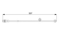 Warnkontakt, Bremsbelagverschleiß