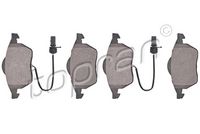 комплект спирачно феродо, дискови спирачки