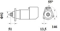 Thumbnail - Startmotor / starter - MS780 - MAHLE