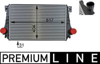 Thumbnail - Intercooler, inlaatluchtkoeler - CI27000P - MAHLE