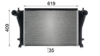 Thumbnail - Intercooler, inlaatluchtkoeler - CI667000P - MAHLE