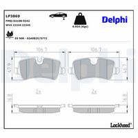 Bremsbelagsatz, Scheibenbremse