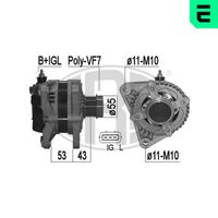 Generator / Alternator ERA, Cod: 209369A