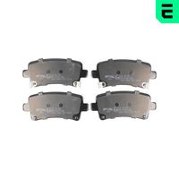Комплект спирачно феродо, дискови спирачки BP-12454 OPTIMAL