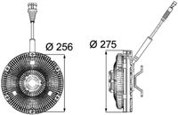 Thumbnail - Koppeling, radiateurventilator - CFC85000P - MAHLE