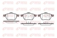 комплект спирачно феродо, дискови спирачки