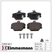 комплект спирачно феродо, дискови спирачки