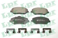 комплект спирачно феродо, дискови спирачки