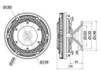 Thumbnail - Koppeling, radiateurventilator - CFC10000S - MAHLE