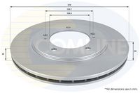Disc frana COMLINE, Cod: ADC0921V