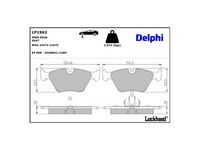 комплект спирачно феродо, дискови спирачки