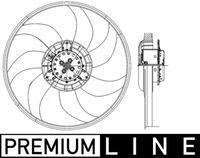 Thumbnail - Koelventilatorwiel - CFF400000P - MAHLE