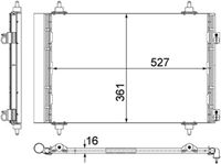 Thumbnail - Condensor, airconditioning - AC554000P - MAHLE