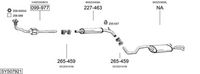 Sistem de esapament BOSAL, Cod: SYS07921