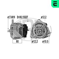 Generator / Alternator ERA, Cod: 209308A