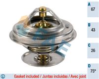 Thermostat, coolant