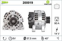 Generator / Alternator VALEO, Cod: 200019