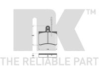 Bremsbelagsatz, Scheibenbremse