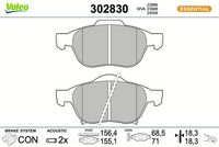 Bremsbelagsatz, Scheibenbremse