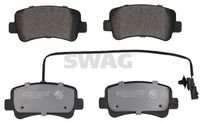 Комплект спирачно феродо, дискови спирачки 60 91 6843 SWAG