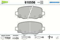комплект спирачно феродо, дискови спирачки