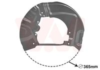 Spritzblech, Bremsscheibe