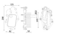 Thumbnail - Oliekoeler, motorolie - CLC277000S - MAHLE