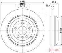 Спирачен диск 61-00-0519C ASHIKA