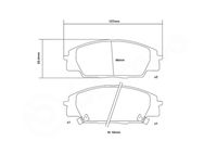 BREMBO High performance remblokkenset 3