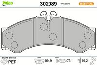 Bremsbelagsatz, Scheibenbremse