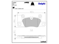 комплект спирачно феродо, дискови спирачки