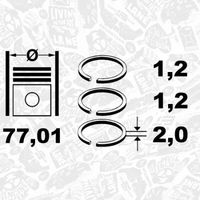 Thumbnail - Zuigerveerset - R1009950 - ET ENGINETEAM