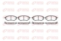 комплект спирачно феродо, дискови спирачки