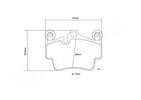 BREMBO High performance remblokkenset 3