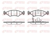 комплект спирачно феродо, дискови спирачки