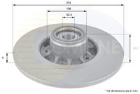 Disc frana COMLINE, Cod: ADC3009