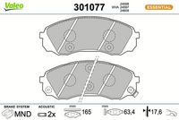 Bremsbelagsatz, Scheibenbremse