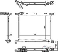 радиатор, охлаждане на двигателя