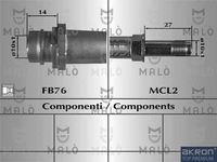 Спирачен маркуч 80760 AKRON-MALÒ