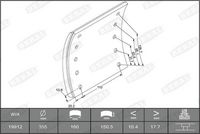 BERAL Remvoeringsset, trommelrem 1