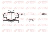 комплект спирачно феродо, дискови спирачки