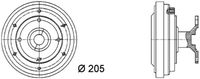 Thumbnail - Koppeling, radiateurventilator - CFC41000P - MAHLE