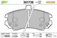 Bremsbelagsatz, Scheibenbremse