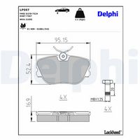 Bremsbelagsatz, Scheibenbremse