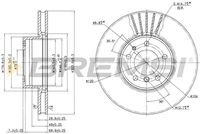 Спирачен диск CD6606V BREMSI