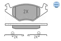 комплект спирачно феродо, дискови спирачки