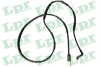 предупредителен контактен сензор, износване на накладките