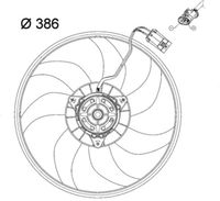 Thumbnail - Koelventilatorwiel - CFF119000P - MAHLE